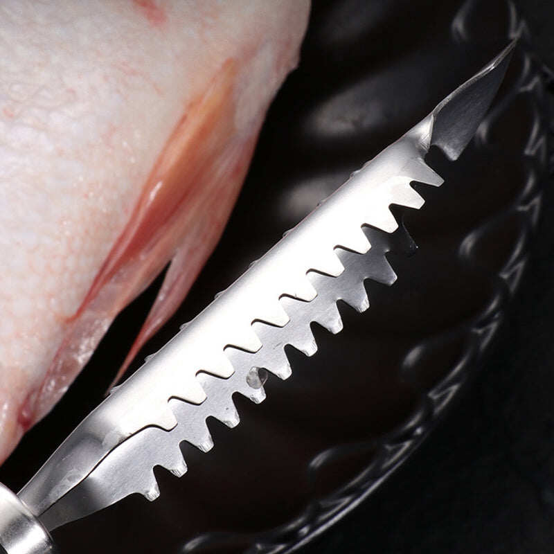 Sharp Stainless Steel Fish Scaler - Buy 1 Get 1 Free