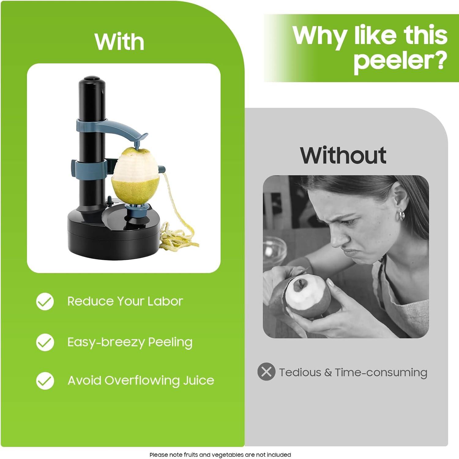 Electric Fruit Peeler Machine, Automatic Potato Peeler