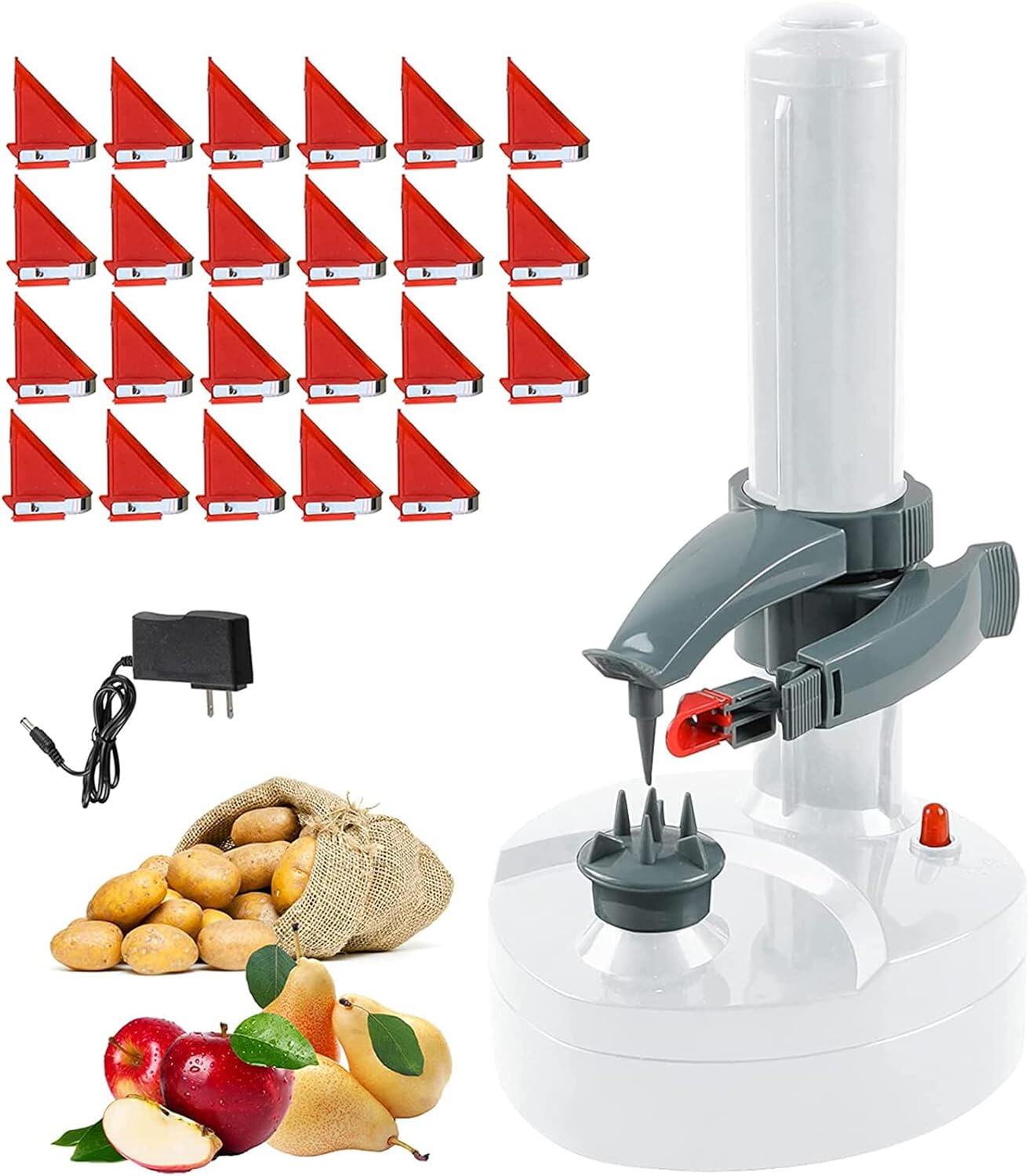 Electric Potato Peeler with Replacement Blades