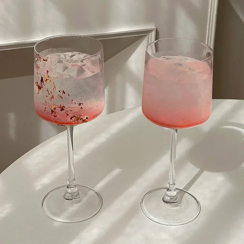Japanese-style Kimura Naotaka Highball Glass, Cocktail Glass, Champagne Glass, Transparent Glass, Red Wine Glass, for Home Use