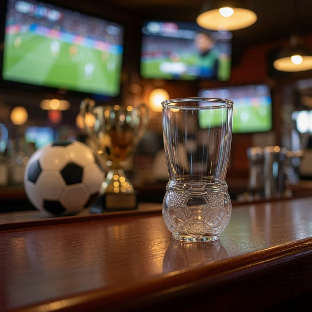 Soccer Shaped Craft Beer Glass
