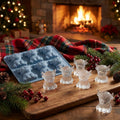 🐮6‐Cavity Mini Highland Cow Ice Cube & Dessert Mold 🧊🍪 Cute 3D Ice for Drinks, Parties & Gifts💕