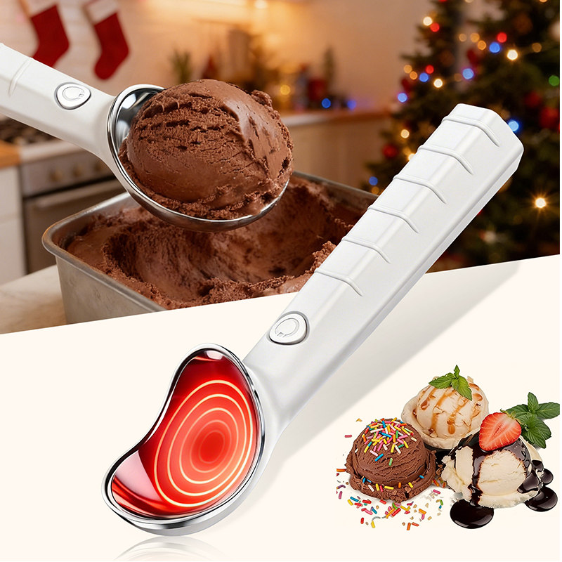 Electric Self-Melting Ice Cream Spoon