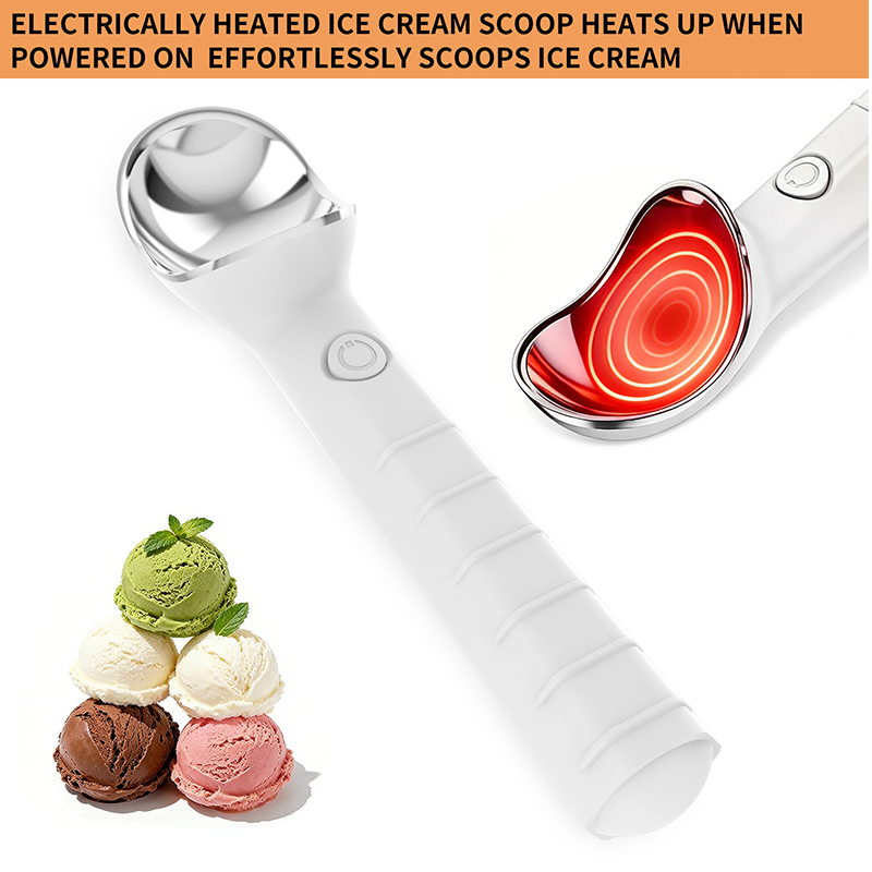 Electric Self-Melting Ice Cream Spoon