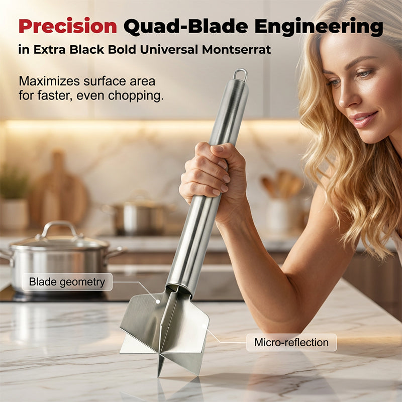 Stainless Steel Meat Chopper for Ground Beef