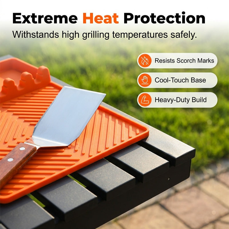 Silicone Grill Mat for Side Shelf