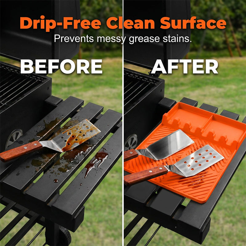 Silicone Grill Mat for Side Shelf