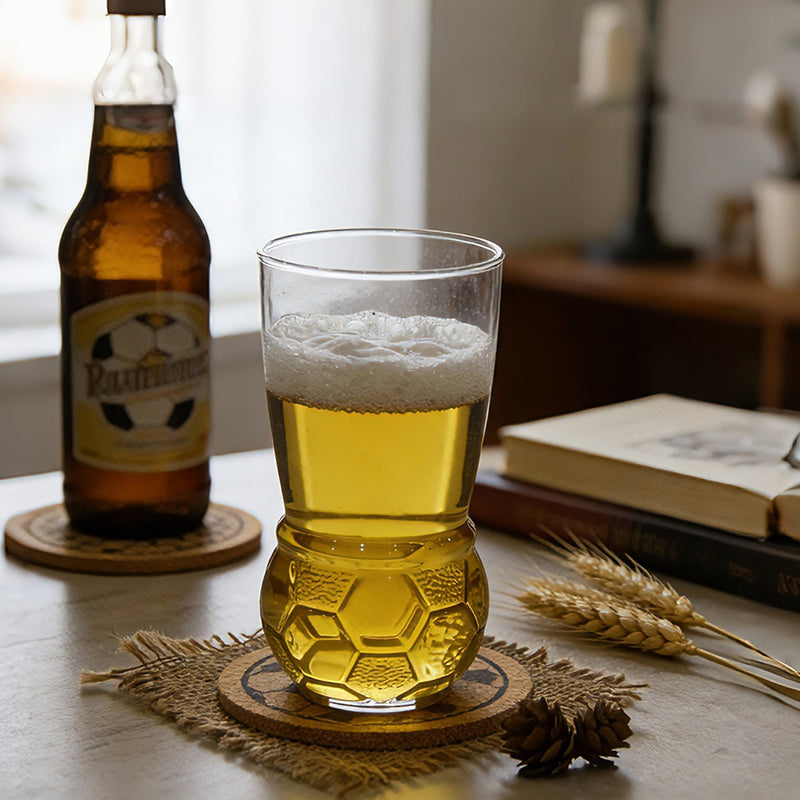 Soccer Shaped Craft Beer Glass