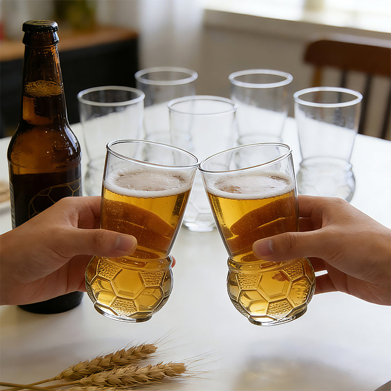 Soccer Shaped Craft Beer Glass